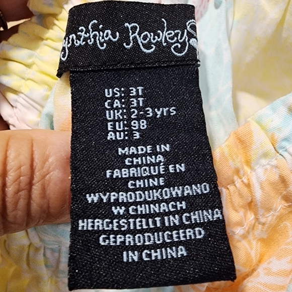 Cynthia ROWLEY Baby's Dress size 3T - Picture 3 of 9